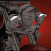 Show Chrome Accessories 4 1/2" Chrome Light Visor, 1-229