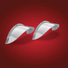 Show Chrome Accessories 4 1/2" Chrome Light Visor, 1-229