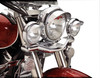 Show Chrome Accessories New 4 1/2" Chrome Light Visor, 1-229