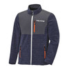 Polaris New OEM Men's 3XL, Blue/Orange Full-Zip Mid Layer Jacket, 286055214