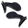Polaris Snowmobile OEM PRO-RIDE Black Hood Mount Snowmobile Mirrors, 2877803