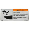 Yamaha OEM, Warning (Falling) Label, F1C-U418C-00-00