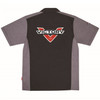 Victory Motorcycle New OEM Men's Black Logo FC Bowling Shirt, Medium, 286797503