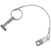 Sea-Dog, Straight Stainless Steel Toggle 1/4" Pin With Lanyard, 354-2999861
