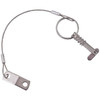 Sea-Dog, Straight Stainless Steel Toggle 1/4" Pin With Lanyard, 354-2999861