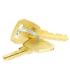 Seachoice Solid Brass Boat Trailer Hitch Coupler Lock with 2 Keys, 50-37401