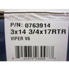 Evinrude Johnson New Viper TBX Stainless Propeller 14.75x17 Prop 763914; 0763914