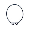 Yamaha New OEM Float Chamber Gasket, 6G1-14984-00-00