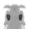 Ski-Doo OEM, Trail Soft Knee Pads, REV Gen5, 860202618