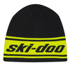 Ski-Doo New OEM Unisex One Size Black  Reversible Beanie, 4487360090