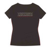 Victory Motorcycle New OEM Women's Black Performance Tee Shirt, Large, 286630706