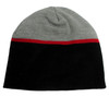 Leaders Rpm New Elite Knit Beanie, Logo, Black with Grey, LRPM-0008