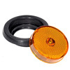 Tecniq New OEM 2.5" Round Amber PC Sidemarker W/Reflector, S24-AA00-1