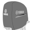 Yamaha OEM, Sur Last Polyester Motor Cover - F70, MAR-MTRCV-FS-70