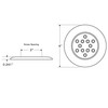 Tecniq New OEM Silho-X 4 Inch Trim Warm White Diffuse Lens Light Ring E06-MS0F-1
