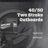 Mercury New OEM Two Stroke Outboards Service Manual - January 2020 90-8M0131800
