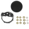 Faria Euro Black 2" Blank Gauge Fill, 678-12861