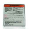 Can-Am New OEM 2006-2010 Outlander Warning Label, 704901119