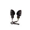 K&S Technologies New Motorcycle Black Mini Marker Lights, 5494, 25-8382