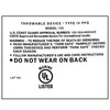 Seachoice Type IV Safety Throw Cushion White, 50-44920