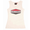 Victory Motorcycle New OEM Women's White Antique Logo Tank Shirt, XL, 286799109