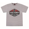 Victory Motorcycle New OEM Men's Grey Engine Bolt Tee Shirt, Small, 286797602