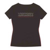 Victory Motorcycle New OEM Women's Black Performance Tee Shirt, XS, 286630701