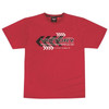 Victory Motorcycle New OEM Men's Red Chevron Short Sleeve Shirt, Small, 28663040