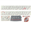 Mercury Marine/Mercruiser  New OEM Quicksilver 50 EFI Decal Set, 37-8M0045193