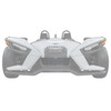 Polaris New OEM Painted Front Grille Ghost Gray, Slingshot, 2884148-728