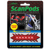 Buztronics New StreetFX Motorcycle Scan LED Pods Tribal Red Lights,. 1041715