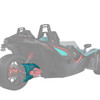 Polaris OEM Painted Belt Guard Cover Pacific Teal, Slingshot, 2881740-882