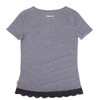 Victory Motorcycle New OEM Women's Grey Spade Logo Tee Shirt, Medium, 286518703