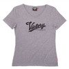 Victory Motorcycle New Women's Sequin Logo V-Neck T-Shirt, Medium, 286439903