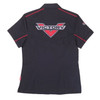 Victory Motorcycle New OEM Women's Black Brand Button Up Shirt, Small, 286379102