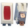 Diamond Group RV / Marine Mini Indicator Light Ivory Bezel Red Lamp ZU-09-14