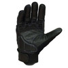 Castle New Black Leather Sport Mesh Motorcycle Riding Gloves, X-Large, 20-4018