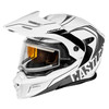 Castle X New X-Large Matte White/Charcoal CX950V2 Electric Wake Helm, 45-22108