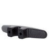 SeaChoice 6" Black Nylon Plastic Deck Cleat, 50-30820