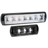 Tecniq OEM White Marine Pontoon/Docking Light, 6 LED Clear Lens, Stainless Steel, M30-WS060-1