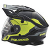 Polaris New OEM Unisex Large Black/Lime Delta R3 Helmet, 286056206