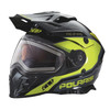 Polaris New OEM Unisex X-Large Black/Lime Delta R3 Helmet, 286056209