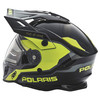 Polaris New OEM Unisex X-Large Black/Lime Delta R3 Helmet, 286056209