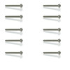 Sea-doo New OEM, Phillips Screw M4x35, Pack of 10, 208643560