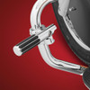 Show Chrome Accessories 1 1/4" Hwy Clamp With Rail Peg, 21-334