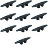 Seachoice New 6" Black Plastic Cleat Pack of 10, 50-30820