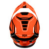 Castle X New Large Flo-Orange/Black Electric CX950V2 Wake Helmet, 45-22156