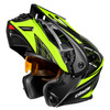 Castle X New X-Large Matte Black/Hi-Vis Electric CX950V2 Fierce Helmet, 45-22238