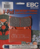 Ebc New Semi-Sintered Brake Pads, 15-123V