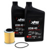 BRP Can-Am Sea-Doo OEM 4T 5W-40 Full Synthetic Oil Change Kit, 9779250, 9779485